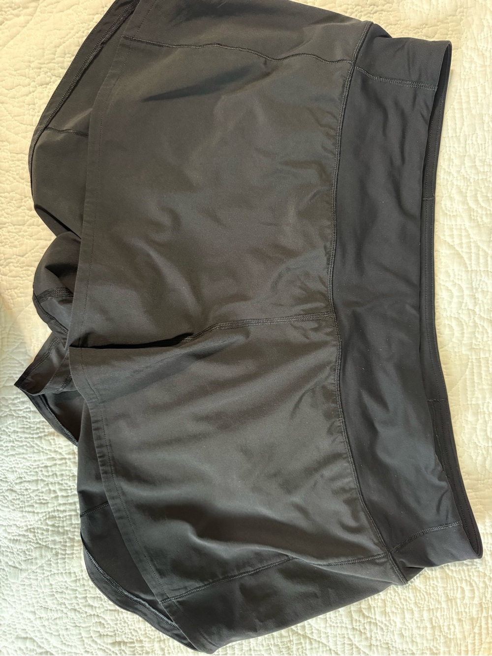 lululemon athletica Black Womens Athletic Shorts Speed Up 4” High Rise